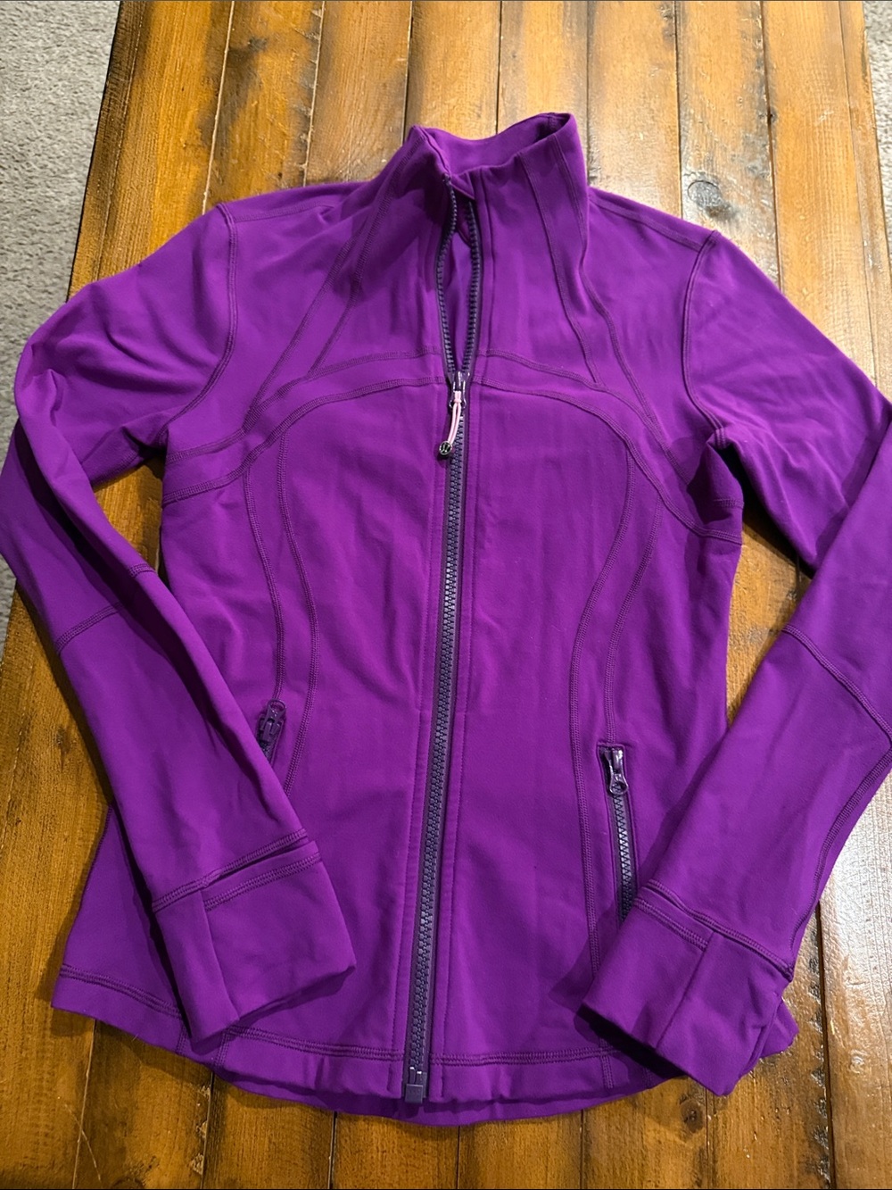 lululemon athletica Purple Full-Zip Utility Jacket